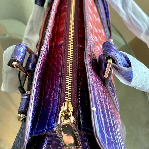 NWT Brahmin Small Finley Dawning Ombre Melbourne Leather - Picture 8 of 9